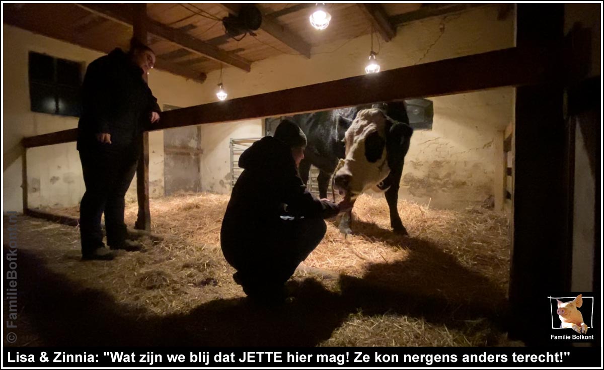 Lisa & Zinnia: Wat zijn we blij dat JETTE hier mag! Ze kon nergens anders terecht!